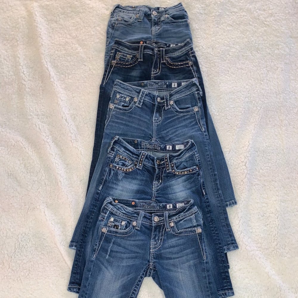 5 PAIR of Miss Me GIRL'S Shorts/Jeans/Capris